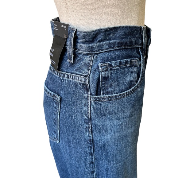 NWT J Brand Thelma High Rise Super Wide Leg Jeans In Saltwater Blue - Picture 8 of 12